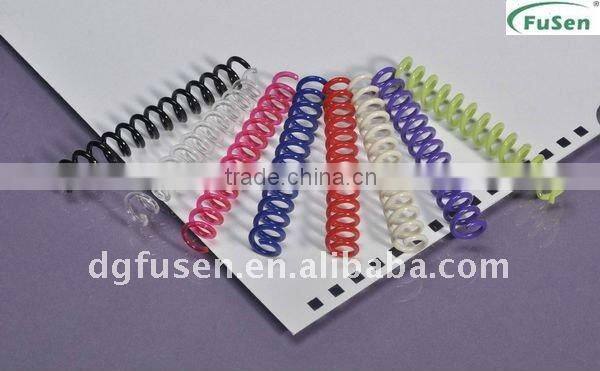 Plastic coil binding for office supply