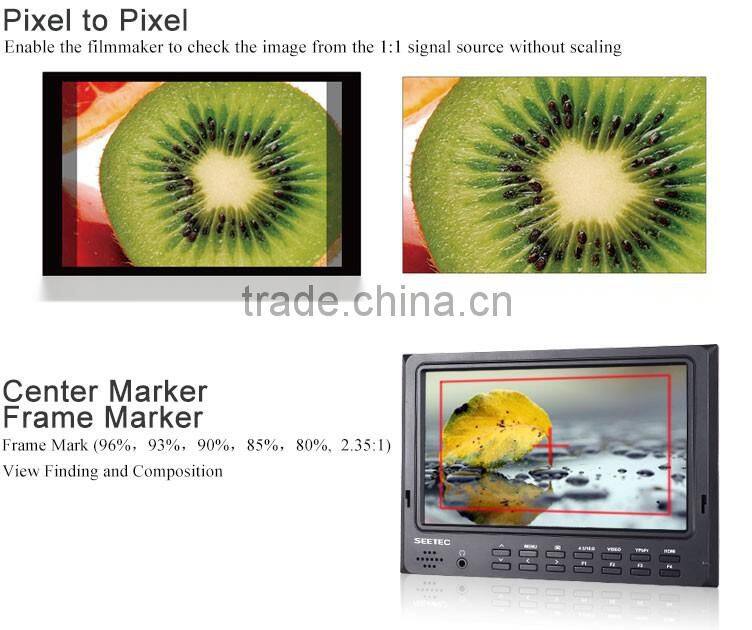 7-inch 1280*800 lcd monitor with vga hdmi port for DSLR Camera ST7DII