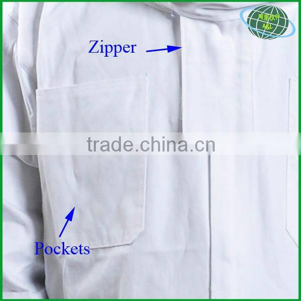 White/yellow/brown/pink multi choice 100% cotton beekeeping protective suit