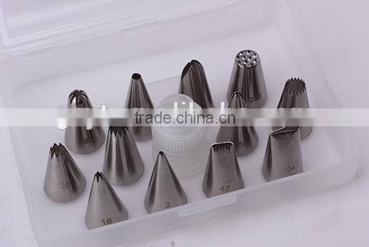 New cake decorating 56pcs stainless steel nozzles set