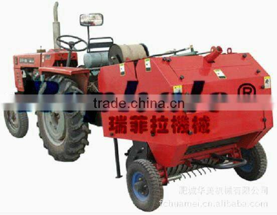 farm use automatic walking type straw, grass, hay baler, hay and straw baler machine straw bundle packing machine