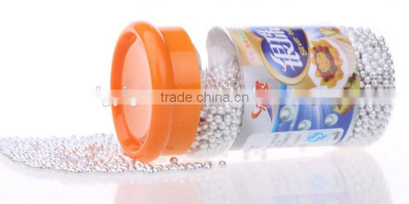 Edible 3.5mm silver jumbo pearls