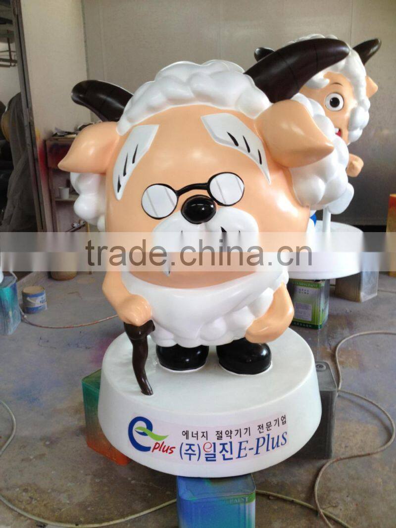 FRP cartoon statue sculpture