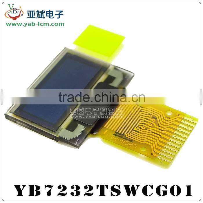 0.48 inch OLED display Module,smallest OLED,white color, with resolution 72x32
