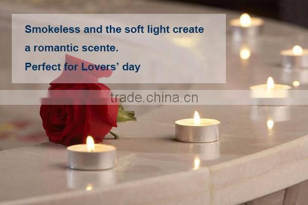 14g white candle without scent, 100pcs a set aluminum cup tealight candles