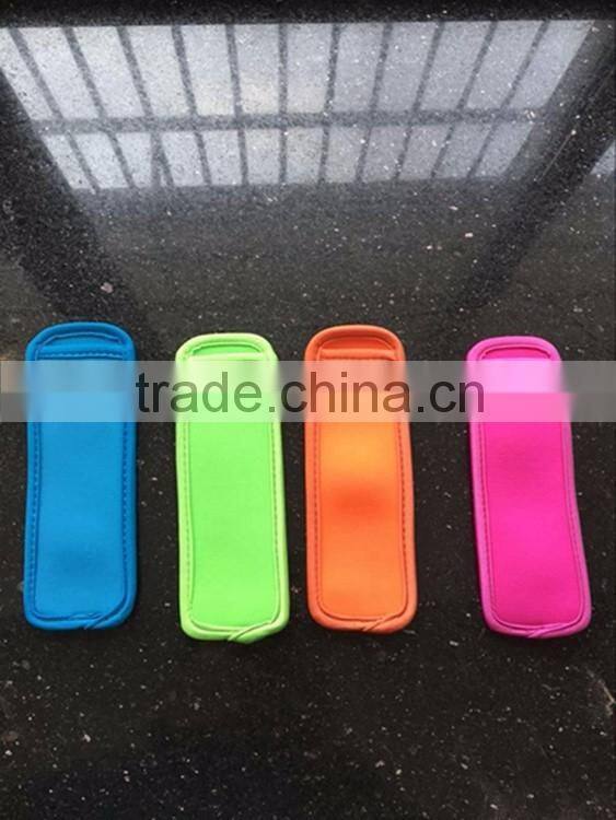 Sew in 2 sides pop holders popsicle ice sleeves freezer ice lolly