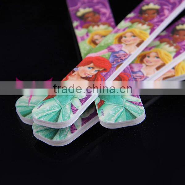 Wide cute girl use nail file,square shape nail file wholesale