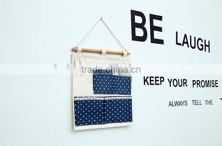 2015 new Creative home decoration Cloth art wall-mounted multipurpose storage bag