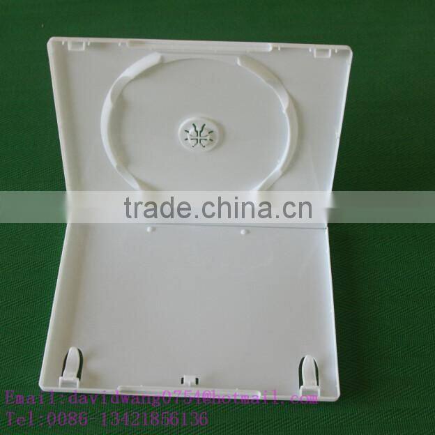 14mm Milky-White Single dvd case with smooth Film