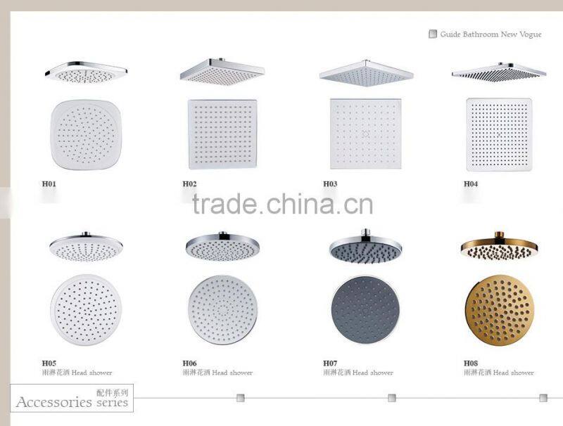 Bathroom modern design rainfall shower head