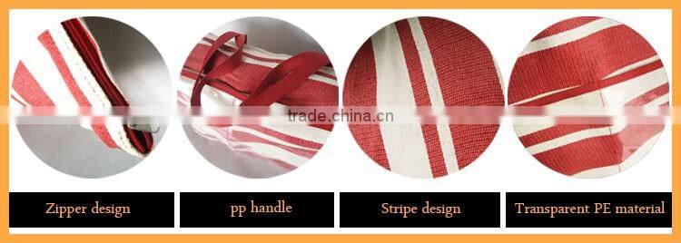 High quality wholesale promotion paper straw Striped tote bag women's beach bag