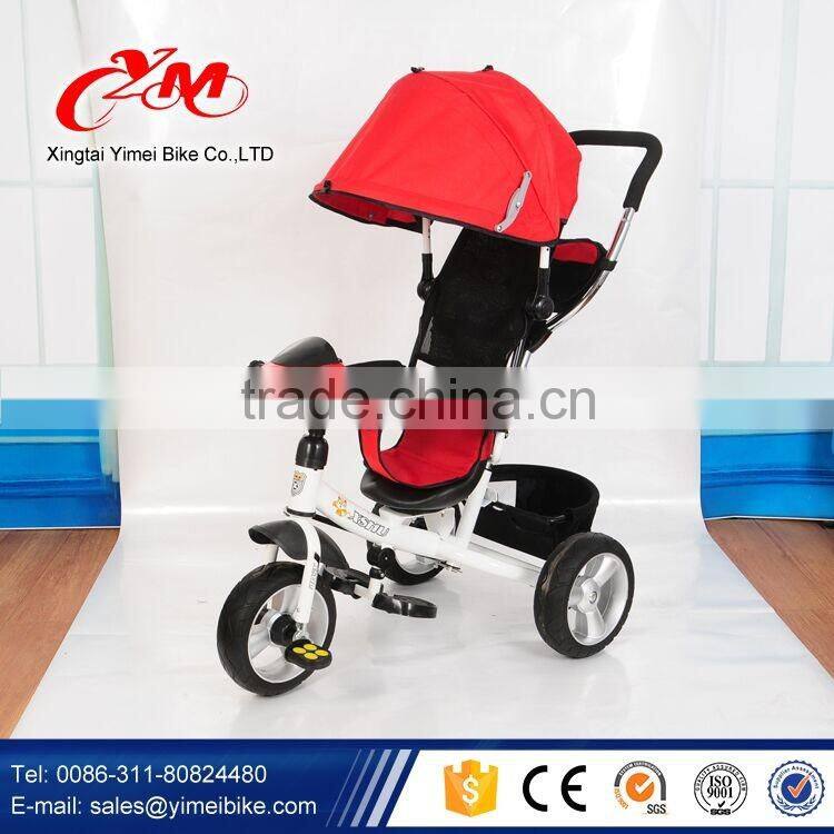 Lightweight folding baby tricycle / Factory Outlet kids tricycle 2016 new design / plastic tricycle baby stroller tricycle