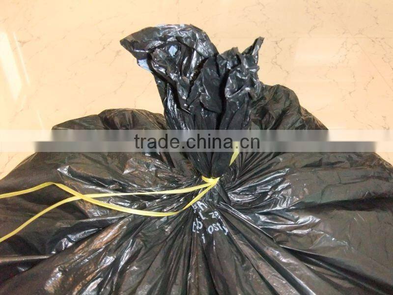 plastic large garbage bag with tie