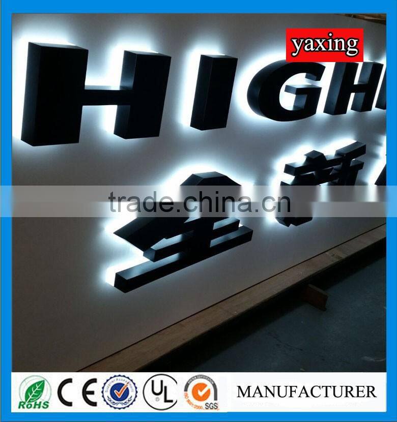 Factory price high quality diy led backlit metal channel letter sign