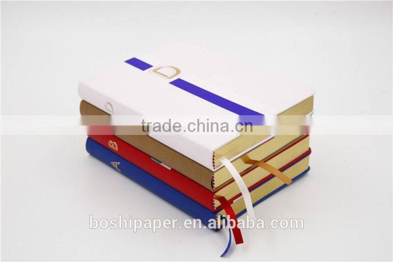 New Design ABCD Letters PU hardcover Journal