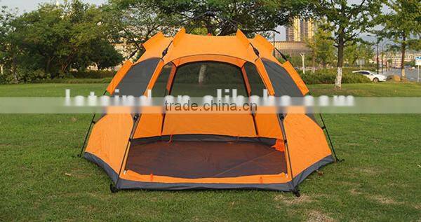 new design free camping double layer 3-4 persons camping tents