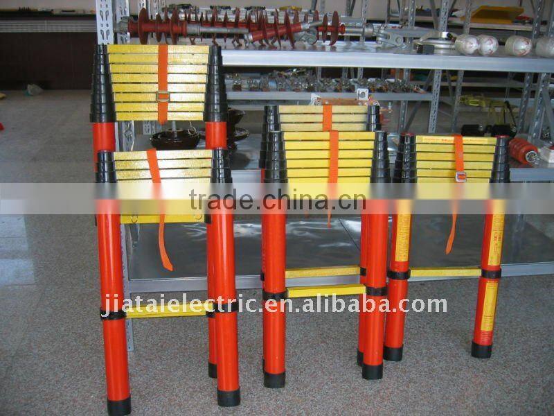 Super light telescopic ladder