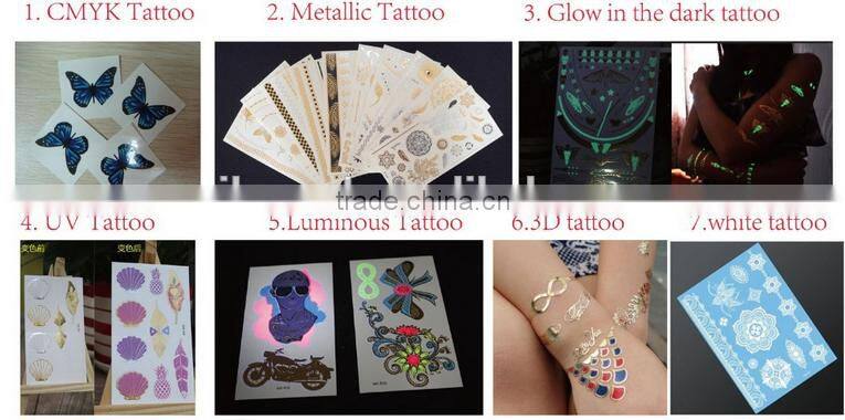 Personality Body Art temporary Tattoo Sticker for Hand
