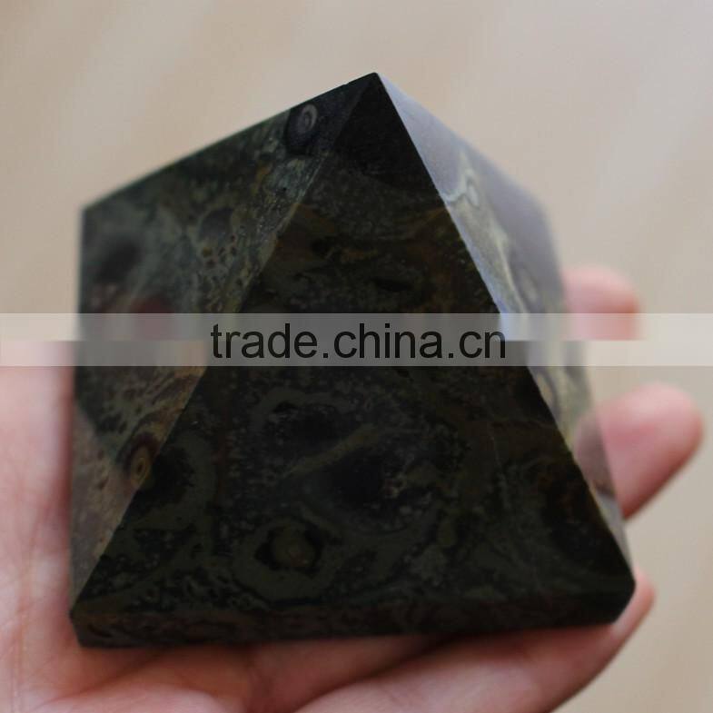 latest beautiful high quality Malachite pyramids manufacturer