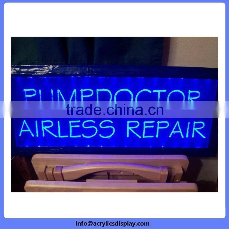Unique style economic advertising acrylic led signs