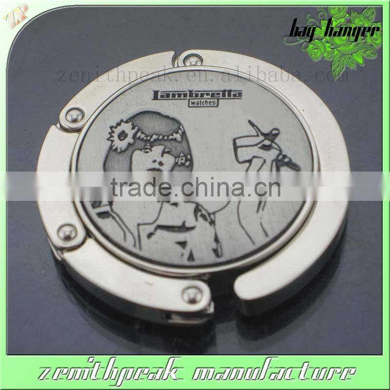 Fashion metal table bag hanger/table bag holder/table bag hook