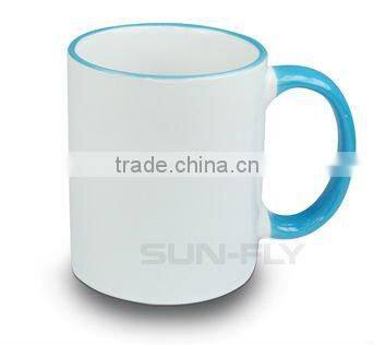 Sublimation Ceramic Color Rim Mug (SFS-MG03)