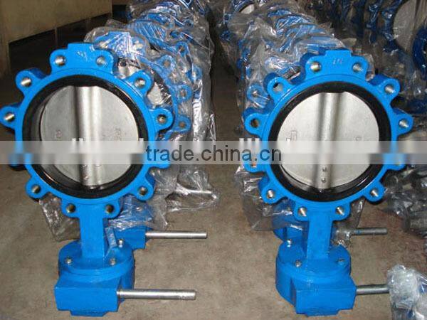 demo butterfly valve with cast iron body