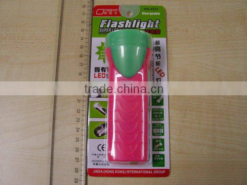 3233 LED rechargeable Torch Light small size