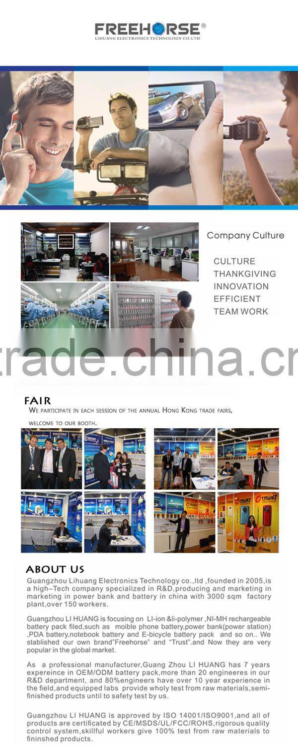 desktop polymer solar power bank 8000mah