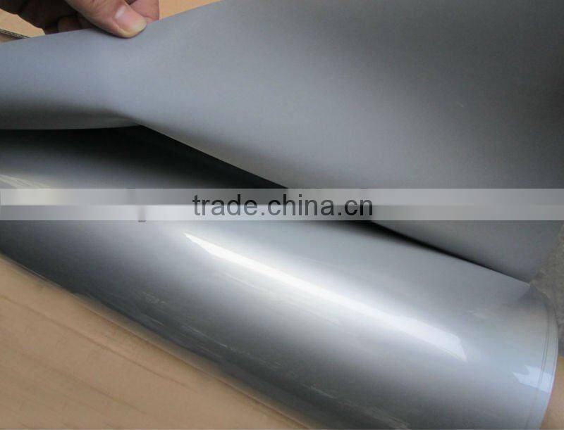 Silver Gray Reflective TPU for Sports Shoes