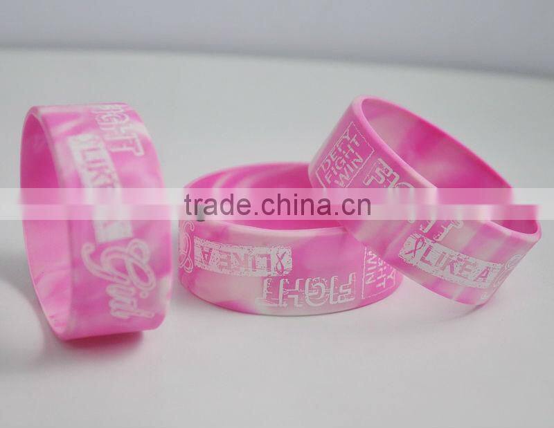 100% silicone silica gel bracelets, silicone wrist strap, carved silicone band