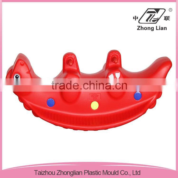 High quality cheap durable cute outdoor plastic play seesaw plastic