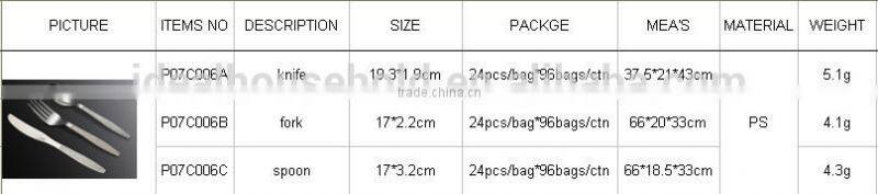 Disposable Silver Flatware