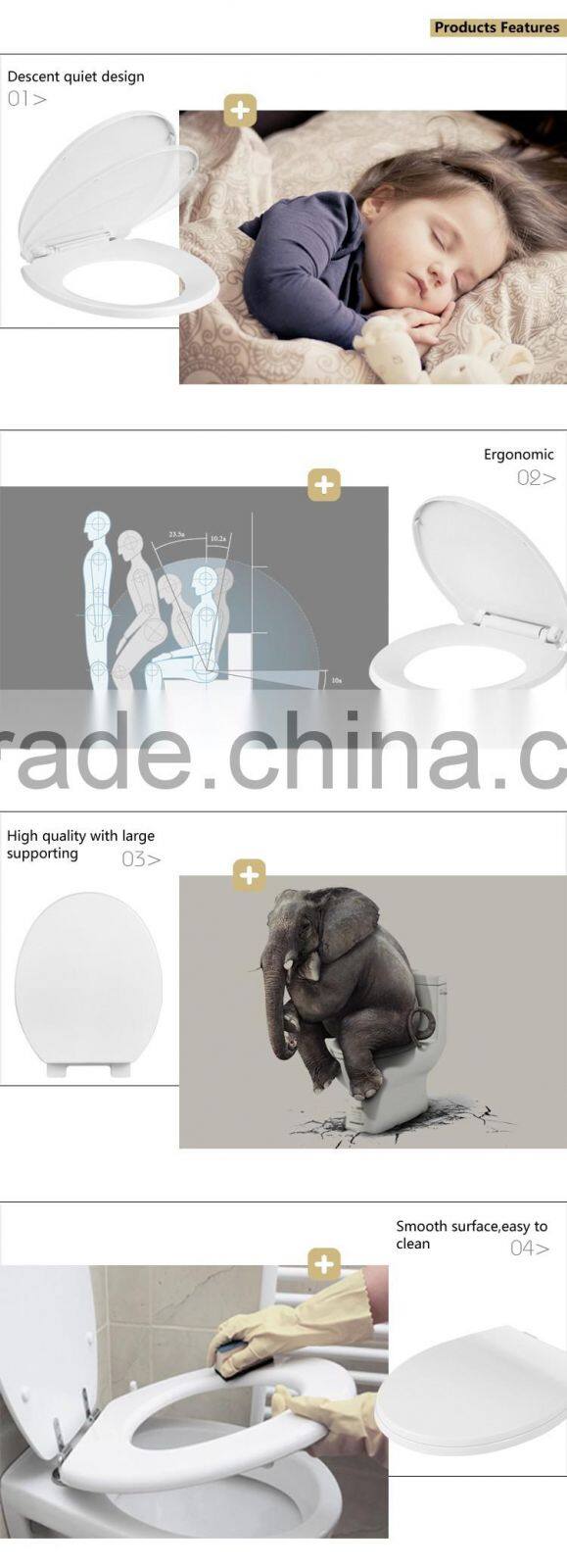 Plastic toilet seat scale