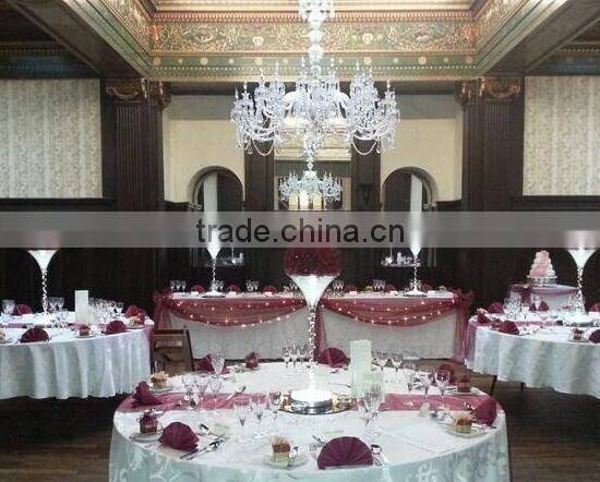 Customized acrylic wine bottle cooler 16 colors changing Wireless 4/6/8 inch SMD LED Rechargeable led base bottle for party