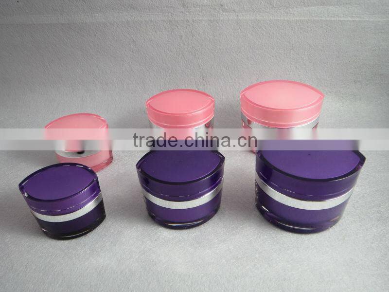 skin cream cosmetic cream jar with eye shape