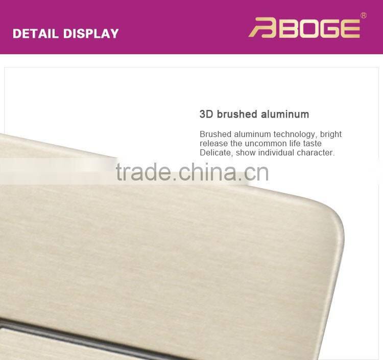 door bell switch with aluminium drawing cover