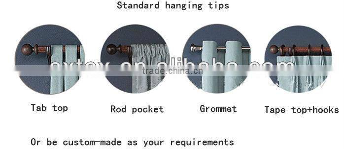 Luxury Design Big Pattern Jacquard Blackout Living room Window Curtain Dsign-812