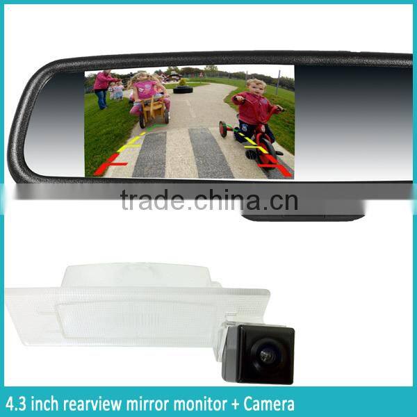 latest 4.3" multi-function car rearview mirror/car anti-glare interior mirror/auto dimming rearview mirror