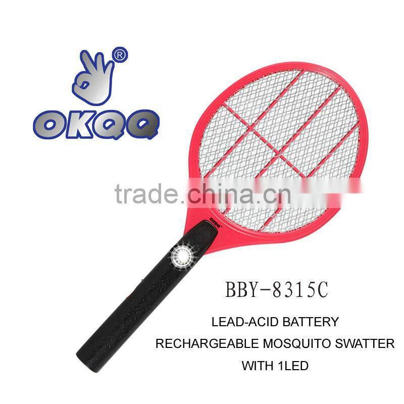 BBY-8315 RECHARGEABLE ELECTRIC MOSQUITO SWATTER WITH LED