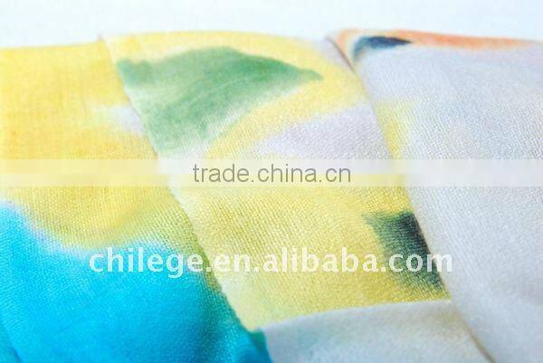 beautiful hand printed wool printed scarf shawl pashmina