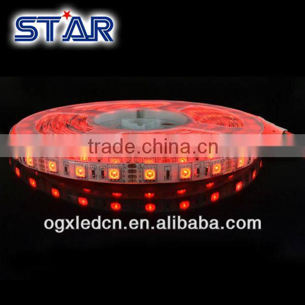 RGB 60LEDs/m 5050 epoxy waterproof IP65 flexible strip light