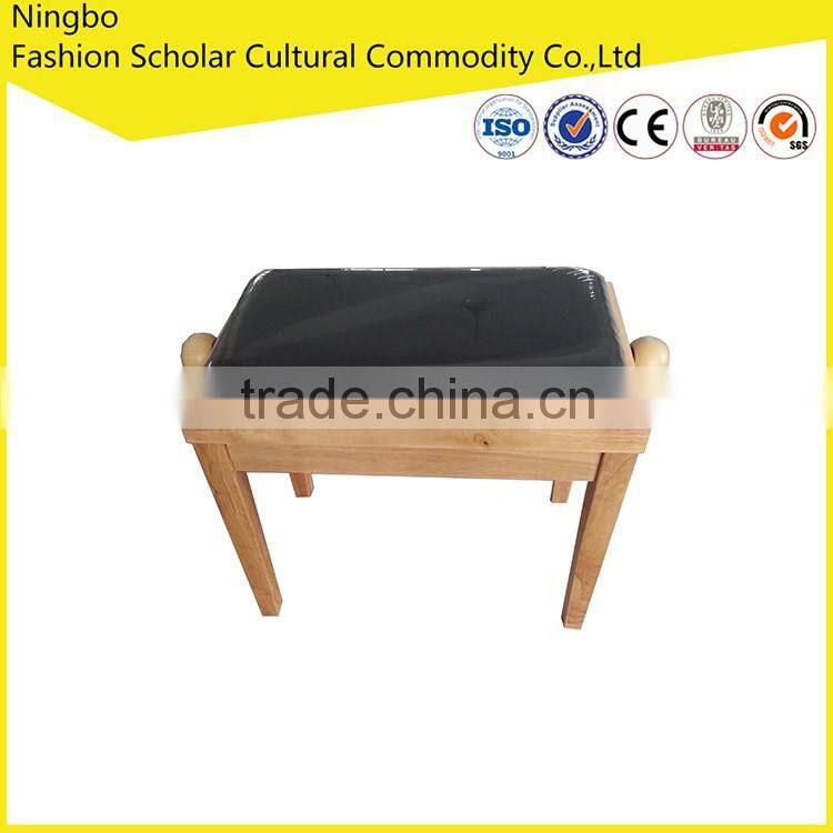 Antique Piano Stools,Piano Key Adjustable Stool with Music Book Storage