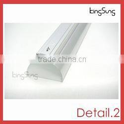 Led Suspended Ceiling Office Light With Two Tubes Pmma Mask