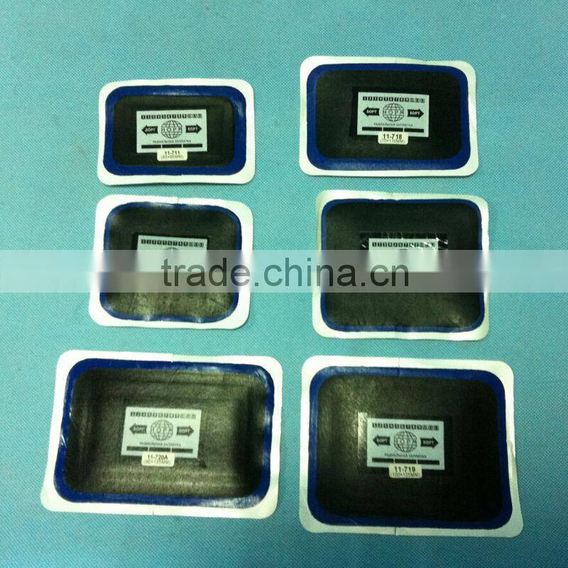 Square Euro Style COI Radial Tire Repair Cold Patch For Tire