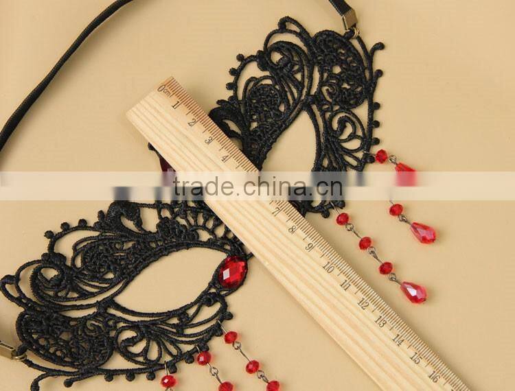 MYLOVE sexy lace masquerade mask with crystal women high quality accessory MLMJ29
