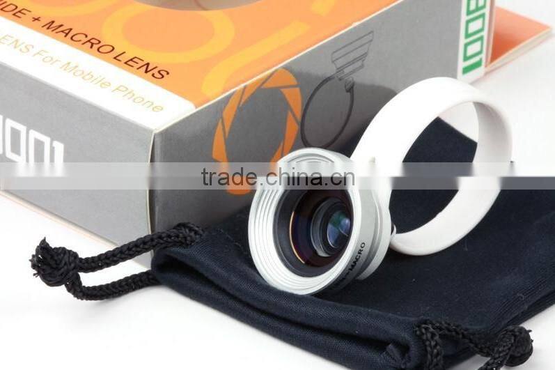 H8001 wide angle macro circle lens for iphone samsung smartphone
