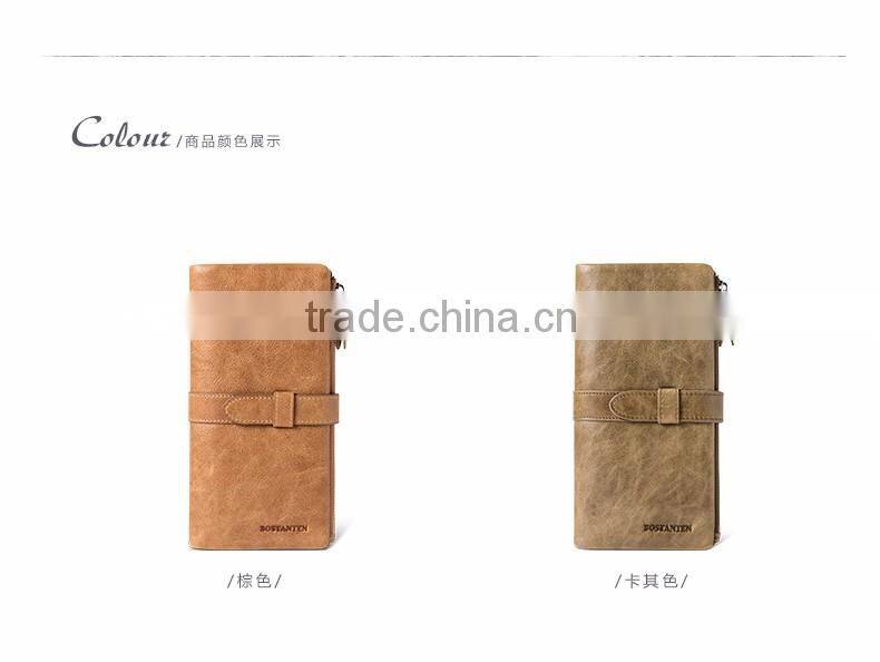 vintage classy men leather hand bag pocket purse designer brand