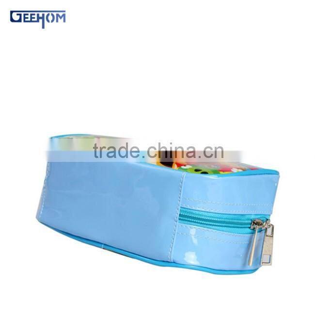 square shape cartoon printed cosmetic bag pvc