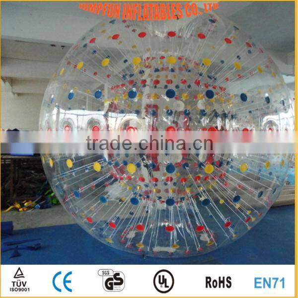Inflatable Zorbing Ball for sale,Harness Zorb Ball made by PVC or TPU